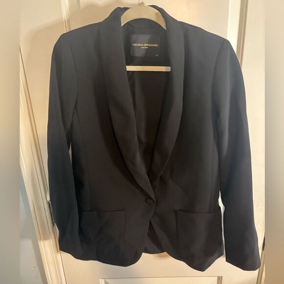 Amanda Uprichard Jane Classic Black Blazer size m NWOT - Picture 4 of 8